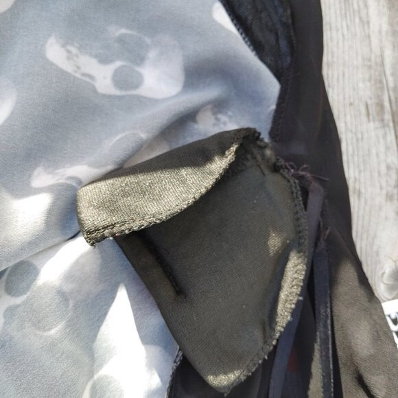 SABO SKIRT Open Front SKULL Cardigan Women's Size Small - Picture 4 of 6